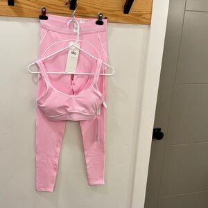 ALO Yoga Light Pink Sports Bra